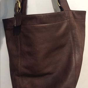 SOLD!! Brown coach duffle bag, soho, hobo, tote